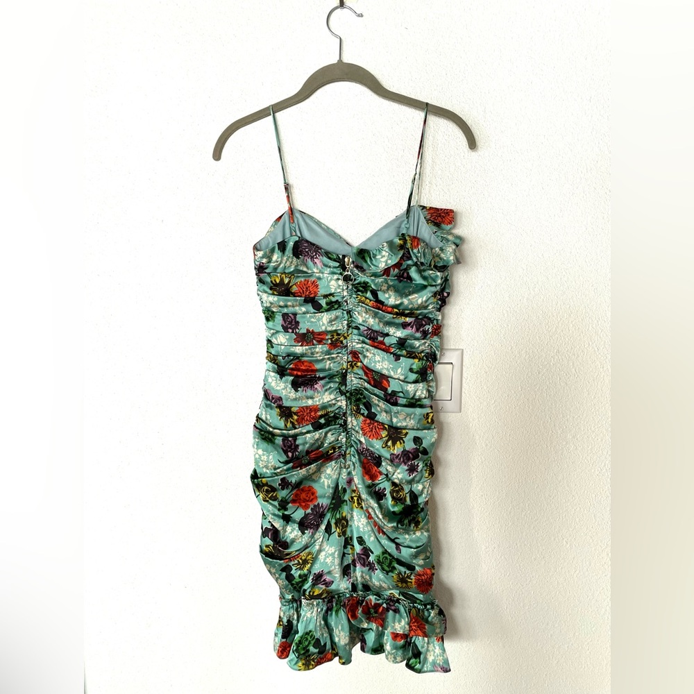 Betsey Johnson vintage silk Hawaiian dress, Size 6 - Picture 2 of 5